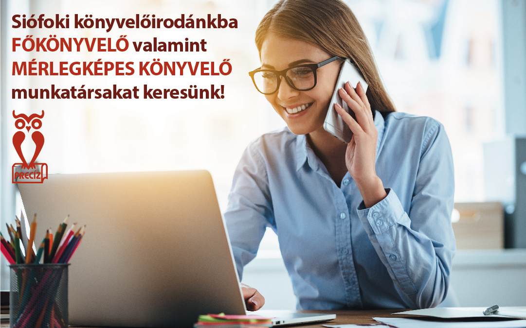 Cégcsoportunk főkönyvelő és mérlegképes könyvelő munkatárasakat keres